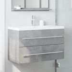 Casa si Gradina - Mobilier - Mobilier baie - Comode baie - Dulap de chiuveta stejar artizanal 80x38,5x48 cm lemn prelucrat - Infinity.ro