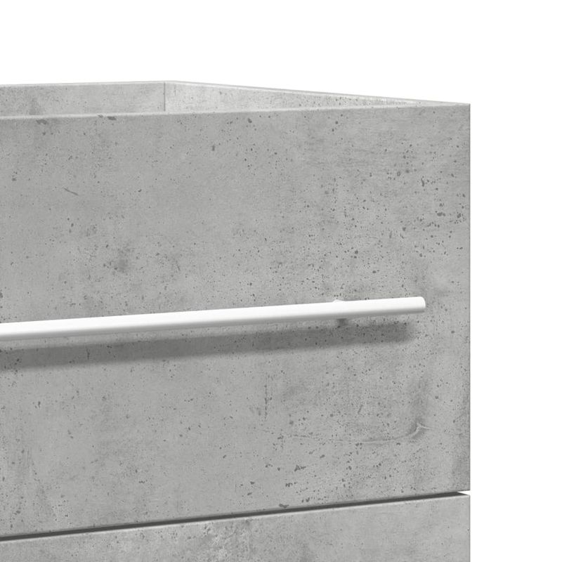 Casa si Gradina - Mobilier - Mobilier baie - Comode baie - Dulap de chiuveta stejar artizanal 80x38,5x48 cm lemn prelucrat - Infinity.ro