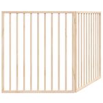 Petshop - Accesorii petshop - Culcusuri si custi - Custi interior si exterior - Poarta pentru caini pliabila, 2 panouri, 160 cm, lemn de plop - Infinity.ro