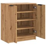 Casa si Gradina - Mobilier - Organizare si depozitare - Organizator incaltaminte - Pantofar, stejar artizanal, 59x35x70 cm, lemn prelucrat - Infinity.ro