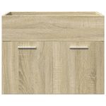 Casa si Gradina - Mobilier - Seturi de mobilier - Seturi baie - Set mobilier de baie, 3 piese, stejar sonoma, lemn prelucrat - Infinity.ro