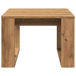 Casa si Gradina - Mobilier - Mese si birouri - Mese living - Masa laterala, stejar artizanal, 50x50x35 cm, lemn prelucrat - Infinity.ro