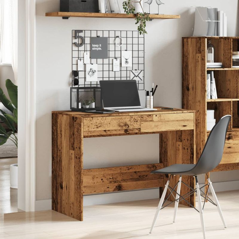 Casa si Gradina - Mobilier - Mese si birouri - Birouri - Birou, lemn vechi, 101x50x76,5 cm, lemn prelucrat - Infinity.ro