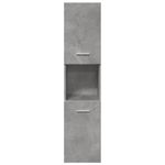 Casa si Gradina - Mobilier - Seturi de mobilier - Seturi baie - Set mobilier de baie, 3 piese, gri beton, lemn compozit - Infinity.ro