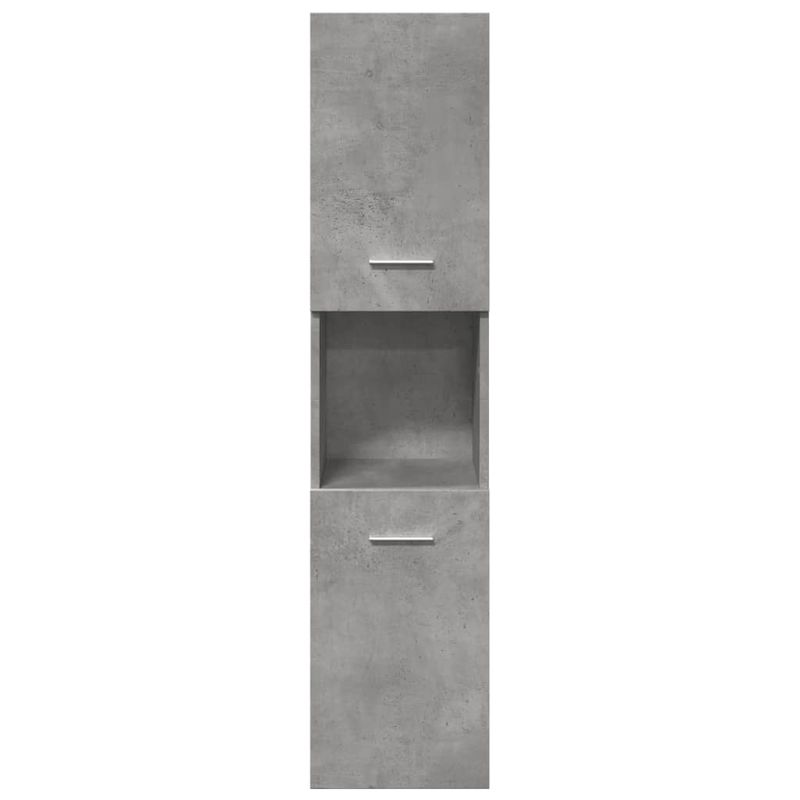 Casa si Gradina - Mobilier - Seturi de mobilier - Seturi baie - Set mobilier de baie, 3 piese, gri beton, lemn compozit - Infinity.ro