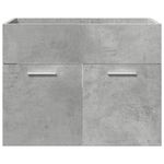 Casa si Gradina - Mobilier - Seturi de mobilier - Seturi baie - Set mobilier de baie, 3 piese, gri beton, lemn compozit - Infinity.ro