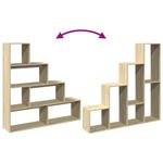 Casa si Gradina - Mobilier - Biblioteci si rafturi - Biblioteci - Biblioteca/separator camera stejar sonoma 143,5x29x143,5cm lemn - Infinity.ro