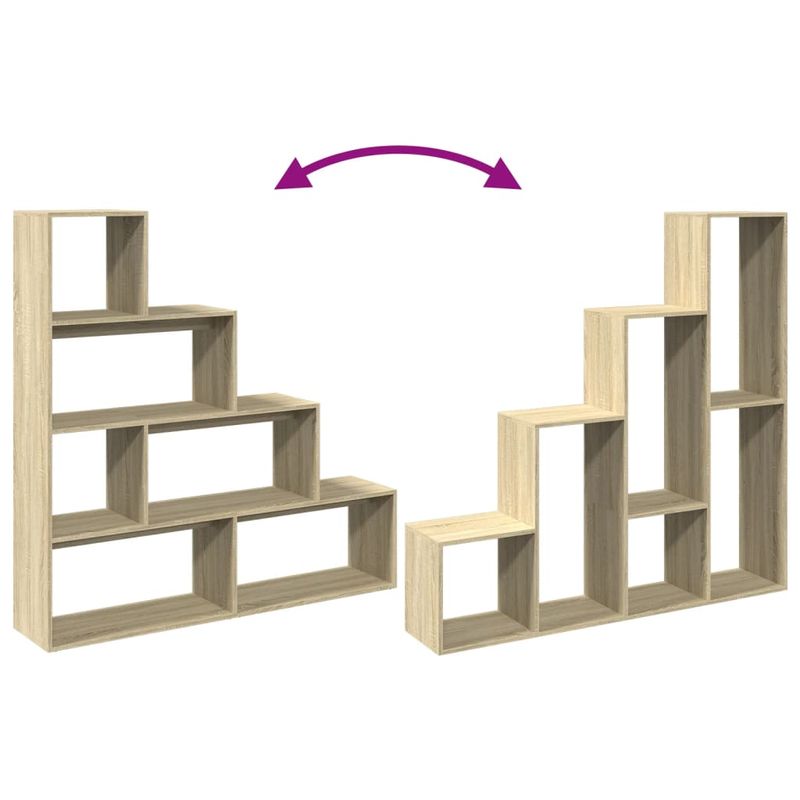 Casa si Gradina - Mobilier - Biblioteci si rafturi - Biblioteci - Biblioteca/separator camera stejar sonoma 143,5x29x143,5cm lemn - Infinity.ro