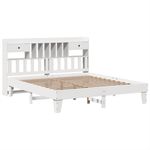 Casa si Gradina - Mobilier - Paturi si accesorii - Paturi - Cadru de pat fara saltea, alb, 180x200 cm, lemn masiv pin - Infinity.ro