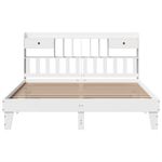 Casa si Gradina - Mobilier - Paturi si accesorii - Paturi - Cadru de pat fara saltea, alb, 180x200 cm, lemn masiv pin - Infinity.ro