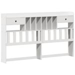 Casa si Gradina - Mobilier - Paturi si accesorii - Paturi - Cadru de pat fara saltea, alb, 180x200 cm, lemn masiv pin - Infinity.ro