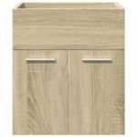 Casa si Gradina - Mobilier - Seturi de mobilier - Seturi baie - Set mobilier de baie, 4 piese, stejar sonoma, lemn prelucrat - Infinity.ro