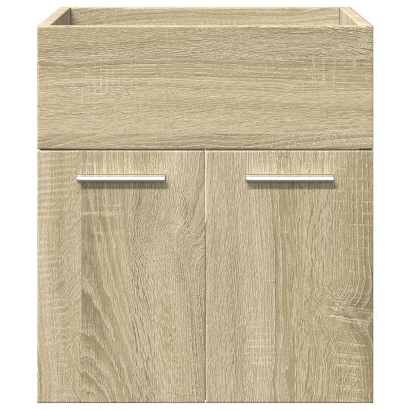 Casa si Gradina - Mobilier - Seturi de mobilier - Seturi baie - Set mobilier de baie, 4 piese, stejar sonoma, lemn prelucrat - Infinity.ro