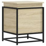 Casa si Gradina - Mobilier - Organizare si depozitare - Cutii depozitare - Cutie depozitare stejar sonoma 40x40x51,5cm lemn prelucrat - Infinity.ro