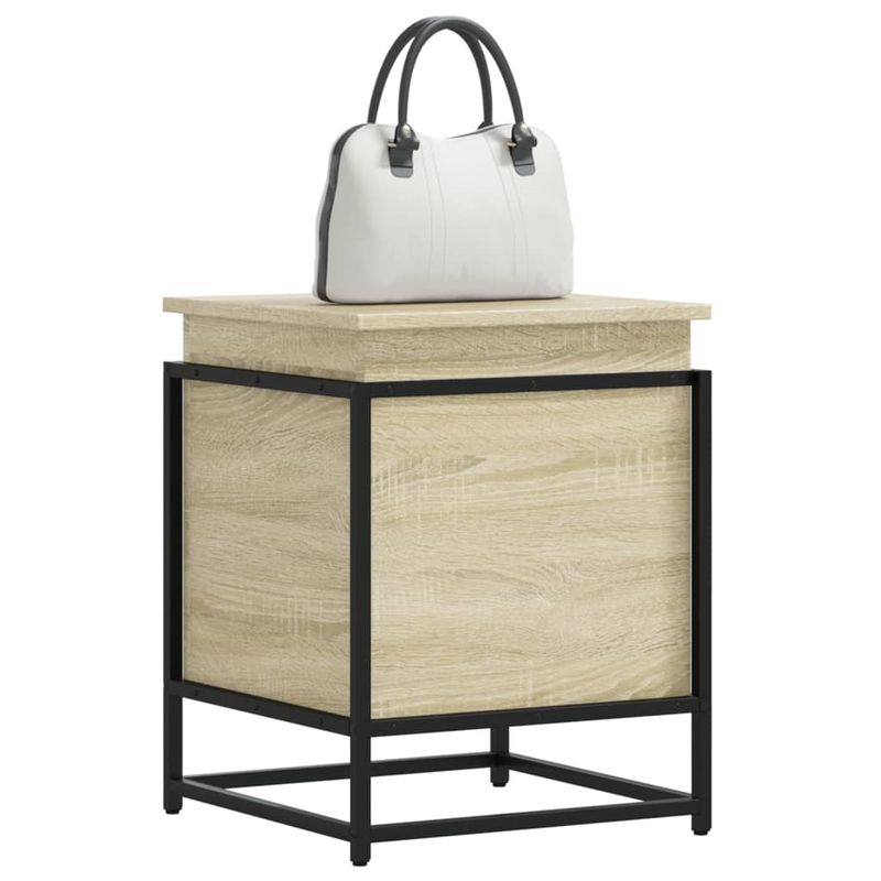 Casa si Gradina - Mobilier - Organizare si depozitare - Cutii depozitare - Cutie depozitare stejar sonoma 40x40x51,5cm lemn prelucrat - Infinity.ro