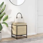 Casa si Gradina - Mobilier - Organizare si depozitare - Cutii depozitare - Cutie depozitare stejar sonoma 40x40x51,5cm lemn prelucrat - Infinity.ro