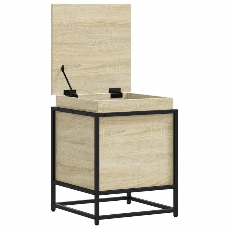 Casa si Gradina - Mobilier - Organizare si depozitare - Cutii depozitare - Cutie depozitare stejar sonoma 40x40x51,5cm lemn prelucrat - Infinity.ro