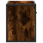 Casa si Gradina - Mobilier - Comode si corpuri - Comode - Dulap TV, stejar fumuriu, 60x31x39,5 cm lemn si metal - Infinity.ro