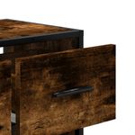 Casa si Gradina - Mobilier - Comode si corpuri - Comode - Dulap TV, stejar fumuriu, 60x31x39,5 cm lemn si metal - Infinity.ro