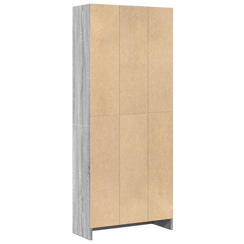 Casa si Gradina - Mobilier - Biblioteci si rafturi - Biblioteci - Biblioteca, gri sonoma, 60x24x143 cm, lemn prelucrat - Infinity.ro