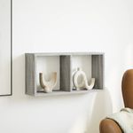 Casa si Gradina - Mobilier - Biblioteci si rafturi - Rafturi - Dulap de perete, gri sonoma, 60x16x30 cm, lemn prelucrat - Infinity.ro