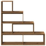 Casa si Gradina - Mobilier - Biblioteci si rafturi - Biblioteci - Biblioteca/separator 4 niveluri, stejar 143,5x29x143,5 cm lemn - Infinity.ro