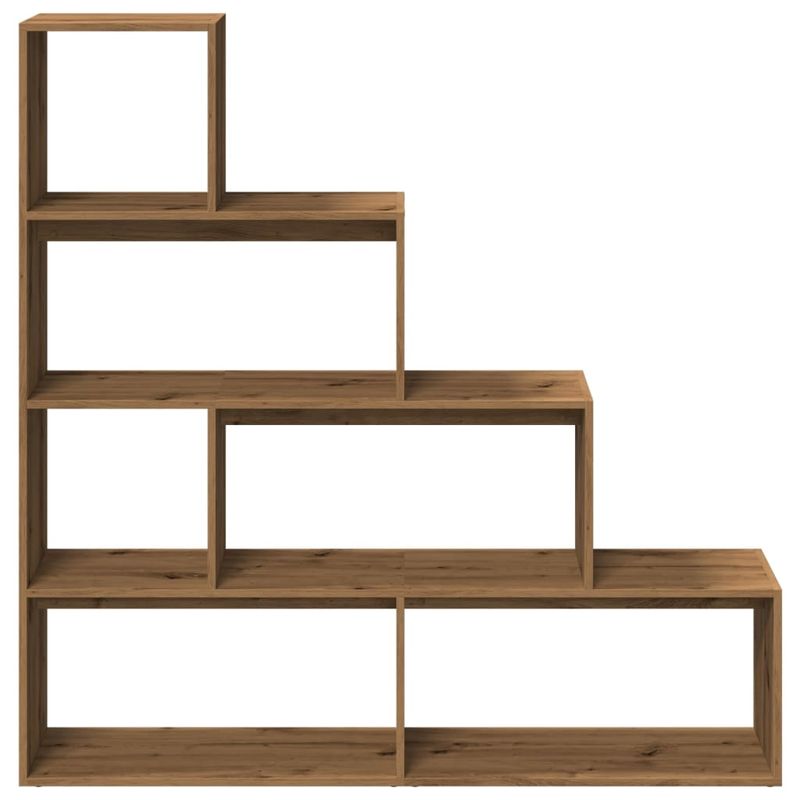 Casa si Gradina - Mobilier - Biblioteci si rafturi - Biblioteci - Biblioteca/separator 4 niveluri, stejar 143,5x29x143,5 cm lemn - Infinity.ro