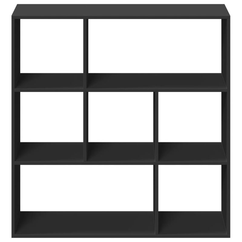 Casa si Gradina - Mobilier - Biblioteci si rafturi - Biblioteci - Biblioteca/separator camera negru 102x29x103,5 cm lemn - Infinity.ro