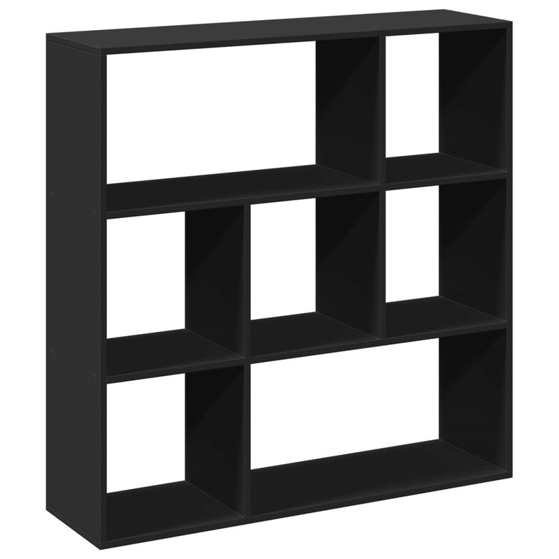 Casa si Gradina - Mobilier - Biblioteci si rafturi - Biblioteci - Biblioteca/separator camera negru 102x29x103,5 cm lemn - Infinity.ro