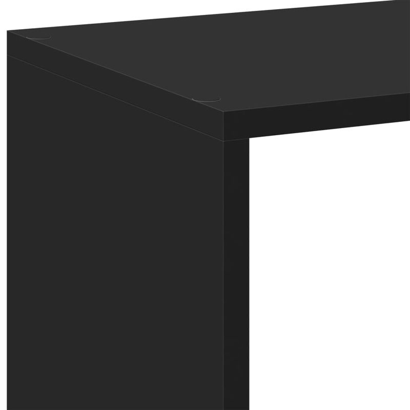 Casa si Gradina - Mobilier - Biblioteci si rafturi - Biblioteci - Biblioteca/separator camera negru 102x29x103,5 cm lemn - Infinity.ro