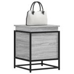 Casa si Gradina - Mobilier - Organizare si depozitare - Cutii depozitare - Cutie depozitare gri sonoma 40x40x51,5 cm lemn prelucrat - Infinity.ro