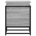 Casa si Gradina - Mobilier - Organizare si depozitare - Cutii depozitare - Cutie depozitare gri sonoma 40x40x51,5 cm lemn prelucrat - Infinity.ro
