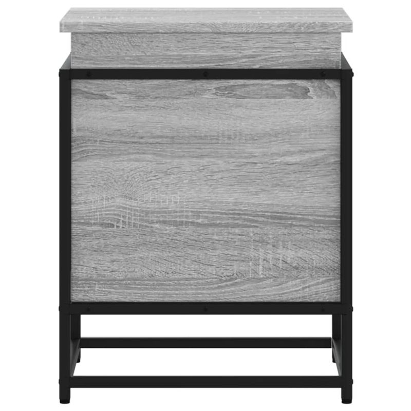 Casa si Gradina - Mobilier - Organizare si depozitare - Cutii depozitare - Cutie depozitare gri sonoma 40x40x51,5 cm lemn prelucrat - Infinity.ro