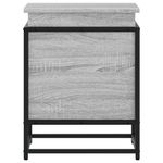 Casa si Gradina - Mobilier - Organizare si depozitare - Cutii depozitare - Cutie depozitare gri sonoma 40x40x51,5 cm lemn prelucrat - Infinity.ro