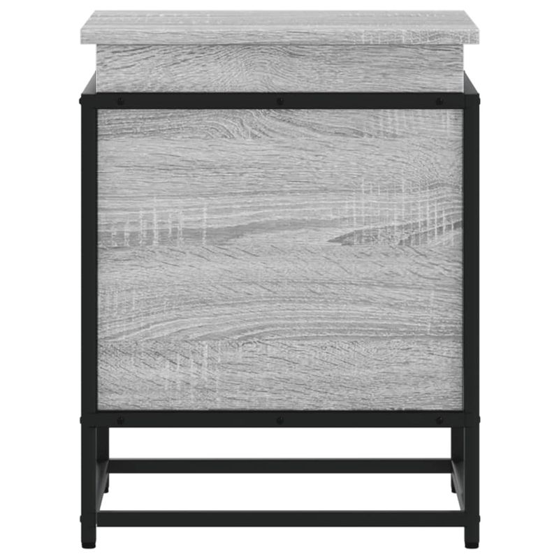 Casa si Gradina - Mobilier - Organizare si depozitare - Cutii depozitare - Cutie depozitare gri sonoma 40x40x51,5 cm lemn prelucrat - Infinity.ro
