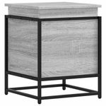 Casa si Gradina - Mobilier - Organizare si depozitare - Cutii depozitare - Cutie depozitare gri sonoma 40x40x51,5 cm lemn prelucrat - Infinity.ro