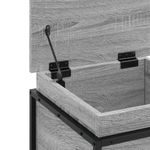 Casa si Gradina - Mobilier - Organizare si depozitare - Cutii depozitare - Cutie depozitare gri sonoma 40x40x51,5 cm lemn prelucrat - Infinity.ro