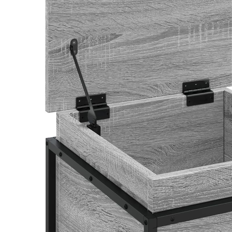 Casa si Gradina - Mobilier - Organizare si depozitare - Cutii depozitare - Cutie depozitare gri sonoma 40x40x51,5 cm lemn prelucrat - Infinity.ro