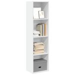 Casa si Gradina - Mobilier - Biblioteci si rafturi - Biblioteci - Biblioteca, alb, 40x30x152 cm, lemn prelucrat - Infinity.ro