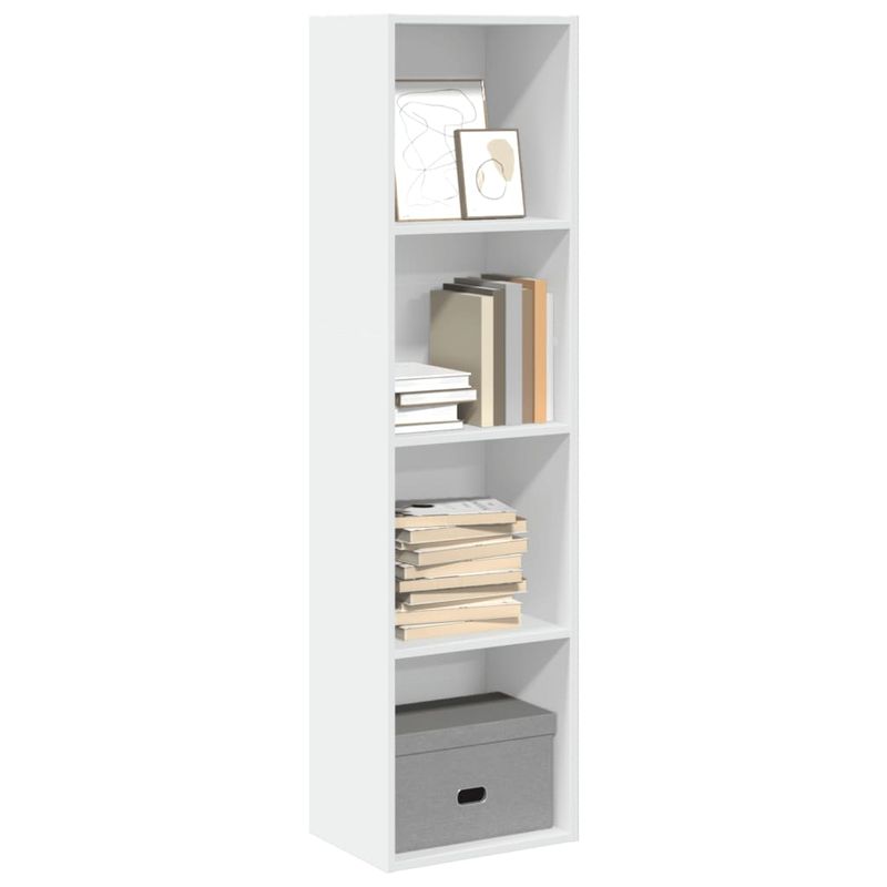 Casa si Gradina - Mobilier - Biblioteci si rafturi - Biblioteci - Biblioteca, alb, 40x30x152 cm, lemn prelucrat - Infinity.ro