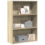 Casa si Gradina - Mobilier - Biblioteci si rafturi - Biblioteci - Biblioteca, stejar sonoma, 80x30x114 cm, lemn prelucrat - Infinity.ro
