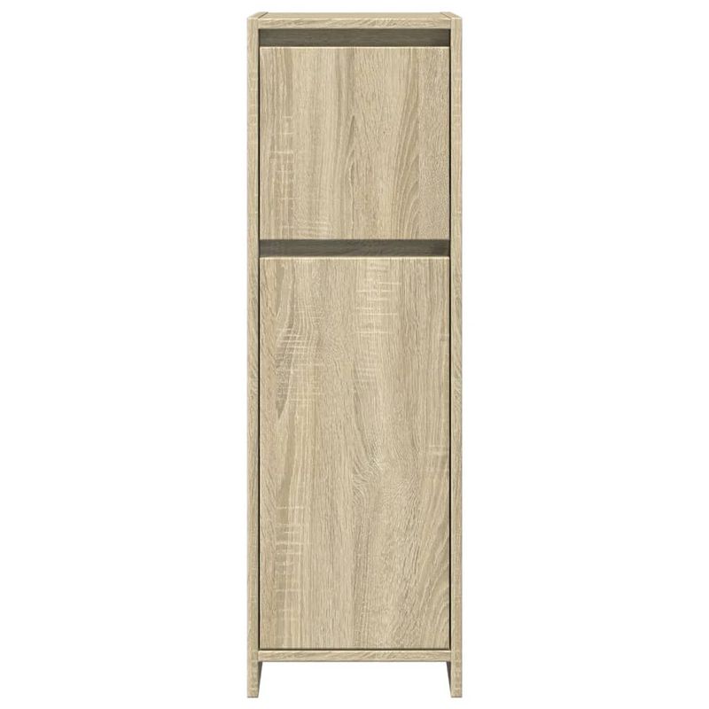 Casa si Gradina - Mobilier - Seturi de mobilier - Seturi baie - Set mobilier de baie, 4 piese, stejar sonoma, lemn prelucrat - Infinity.ro