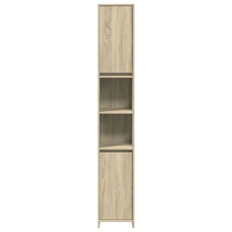 Casa si Gradina - Mobilier - Seturi de mobilier - Seturi baie - Set mobilier de baie, 4 piese, stejar sonoma, lemn prelucrat - Infinity.ro