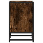 Casa si Gradina - Mobilier - Comode si corpuri - Noptiere - Noptiera, stejar fumuriu, 40x31x50 cm, lemn compozit - Infinity.ro