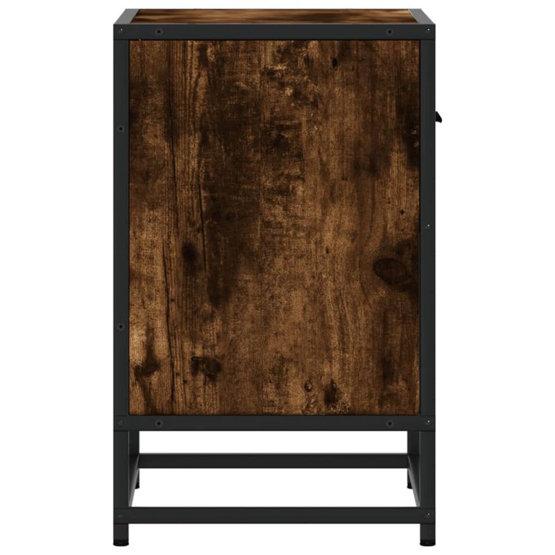 Casa si Gradina - Mobilier - Comode si corpuri - Noptiere - Noptiera, stejar fumuriu, 40x31x50 cm, lemn compozit - Infinity.ro