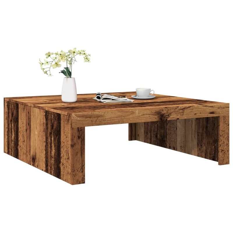 Casa si Gradina - Mobilier - Mese si birouri - Masute de cafea - Masuta de cafea, lemn vechi, 100x100x35 cm, lemn prelucrat - Infinity.ro