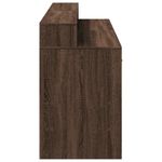 Casa si Gradina - Mobilier - Mese si birouri - Birouri - Birou cu lumini LED, stejar maro, 160x55x91 cm, lemn prelucrat - Infinity.ro