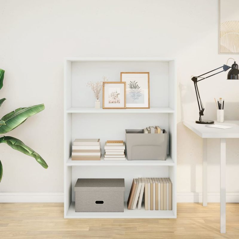 Casa si Gradina - Mobilier - Biblioteci si rafturi - Biblioteci - Biblioteca, alb, 80x30x114 cm, lemn prelucrat - Infinity.ro