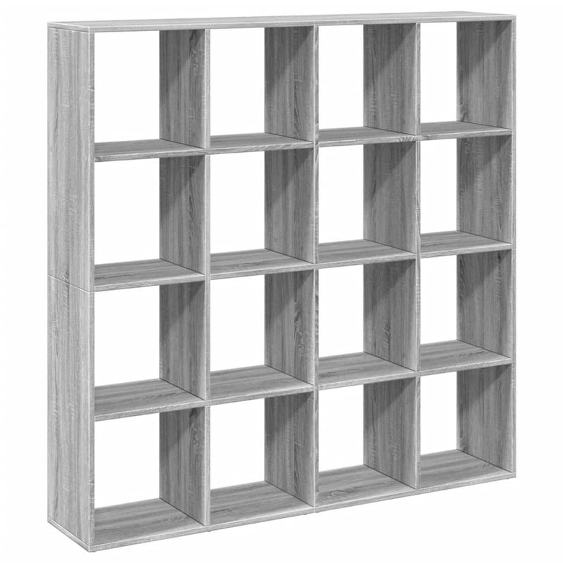 Casa si Gradina - Mobilier - Biblioteci si rafturi - Biblioteci - Biblioteca, gri sonoma, 137,5x29x137,5 cm, lemn prelucrat - Infinity.ro