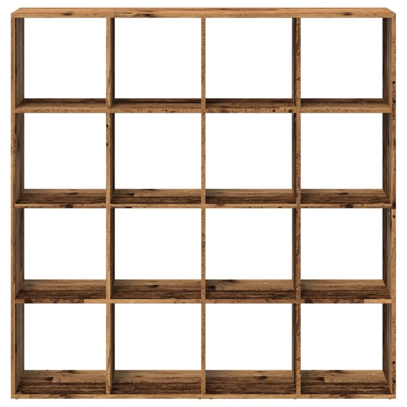 Casa si Gradina - Mobilier - Biblioteci si rafturi - Biblioteci - Biblioteca, lemn vechi, 137,5x29x137,5 cm, lemn prelucrat - Infinity.ro